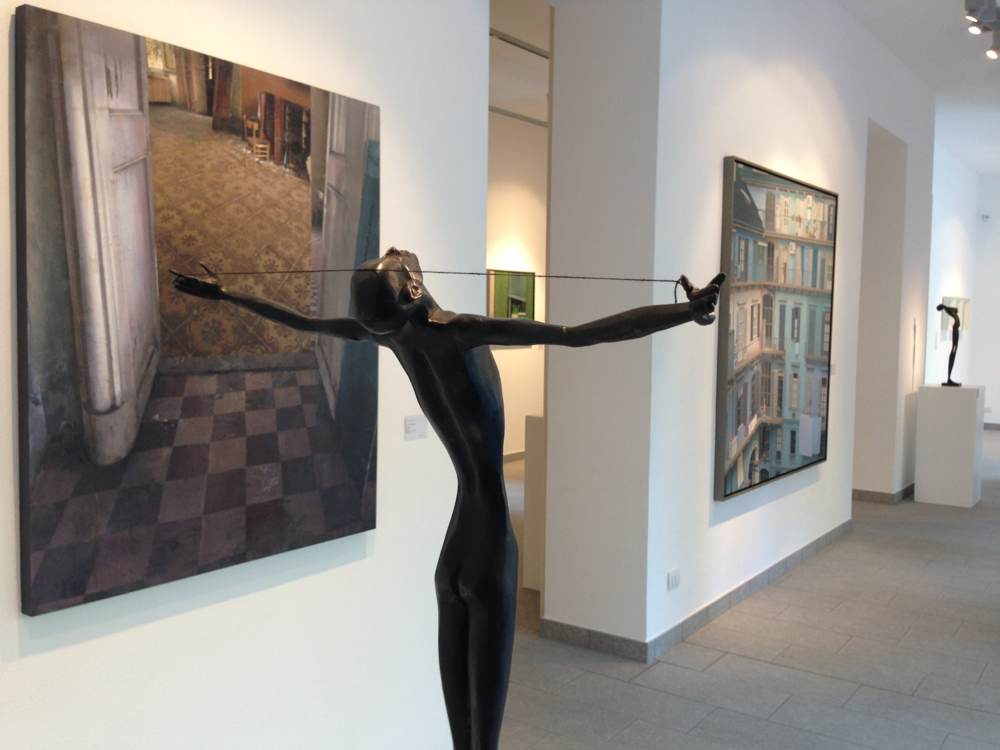 Galleria punt-sull'arte-varese-matteo-massagrande-paolo-quaresima-johannes-nielsen-exhibition-assenza-essenza