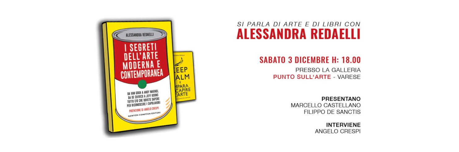 Presentazione dei libri di Alessandra Redaelli presso la Galleria PUNTO SULL'ARTE di Varese