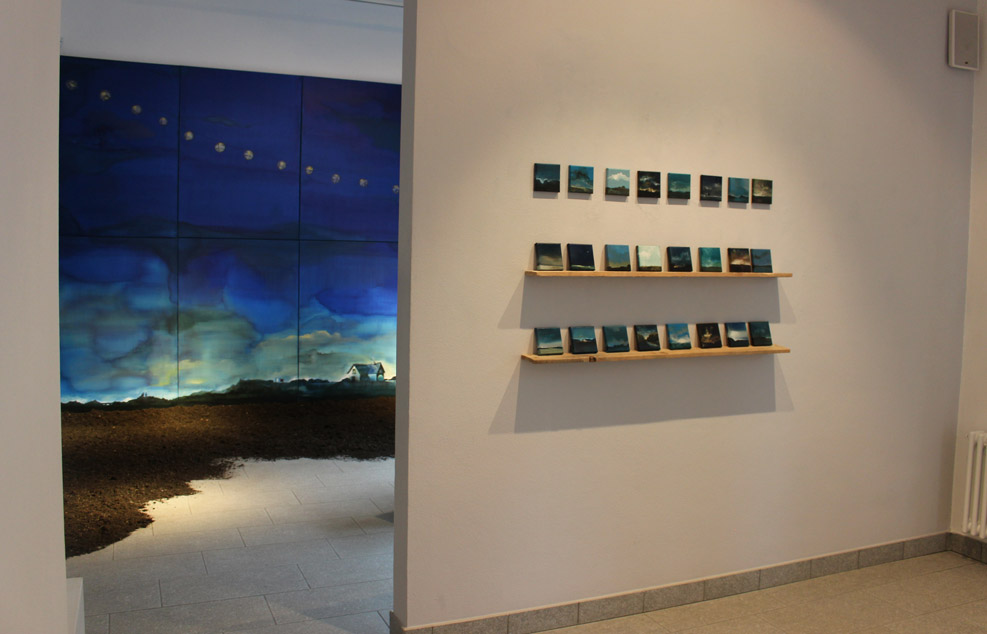 allestimento mostra, luca gastaldo, sinestesie