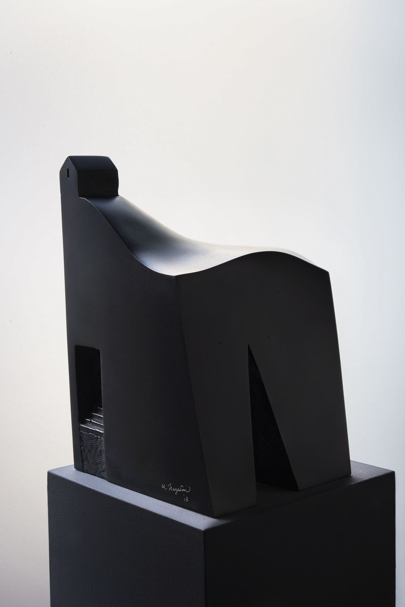 NAGATANI KYOJI, I paesaggi dell'anima N.2, 2013, Bronzo patinato, 30 x 20 x 22 cm