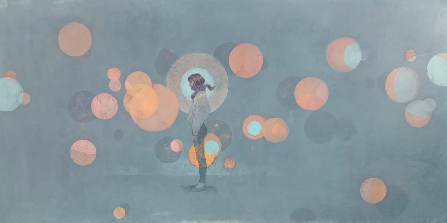 INFANTE FEDERICO, Morning light, 2017, acrilico su tela, 61 x 121 cm