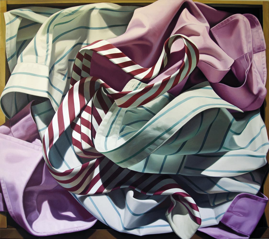 MAGNANI ALBERTO, Camicie nel Cassetto, 2018, olio su tela, 90x100 cm