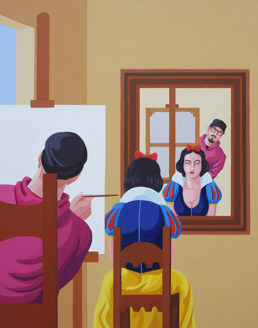 Veneziano-Giuseppe-punto-sull-arte-italian-contemporary-art-gallery-The-painter-Prince-2018-acrilico-su-tela-140x110cm