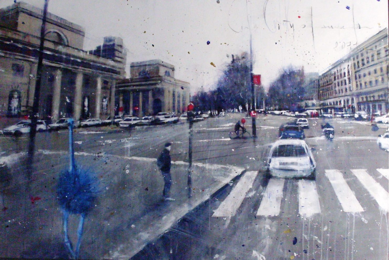 ACCARDI ANGELO, Misplaced, 2011, Tecnica mista su tela, B435, 100x150 cm