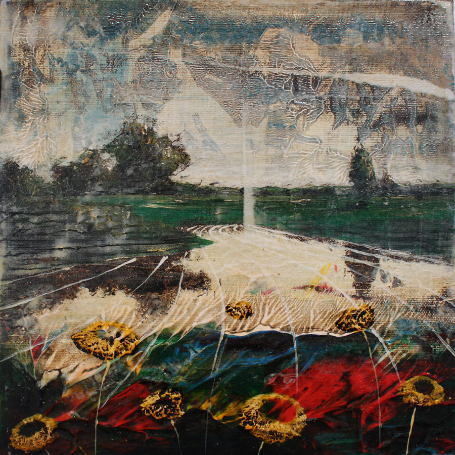 FORBICI JERNEJ, New Documents L, 2019, olio e acrilico su tela, 24x24 cm 3