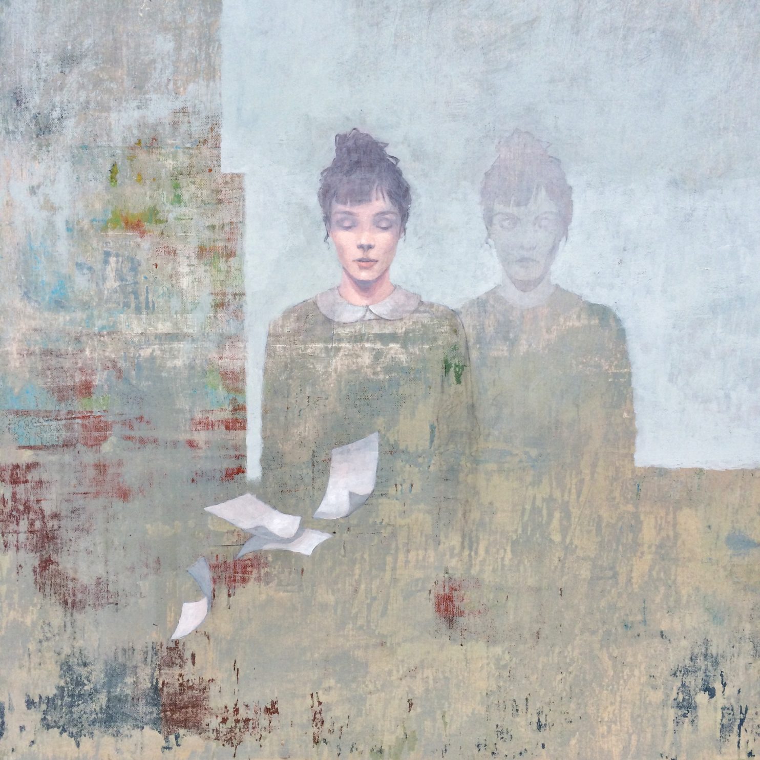 INFANTE FEDERICO, Mirror, 2017, Acrilico su tela, 61x61 cm