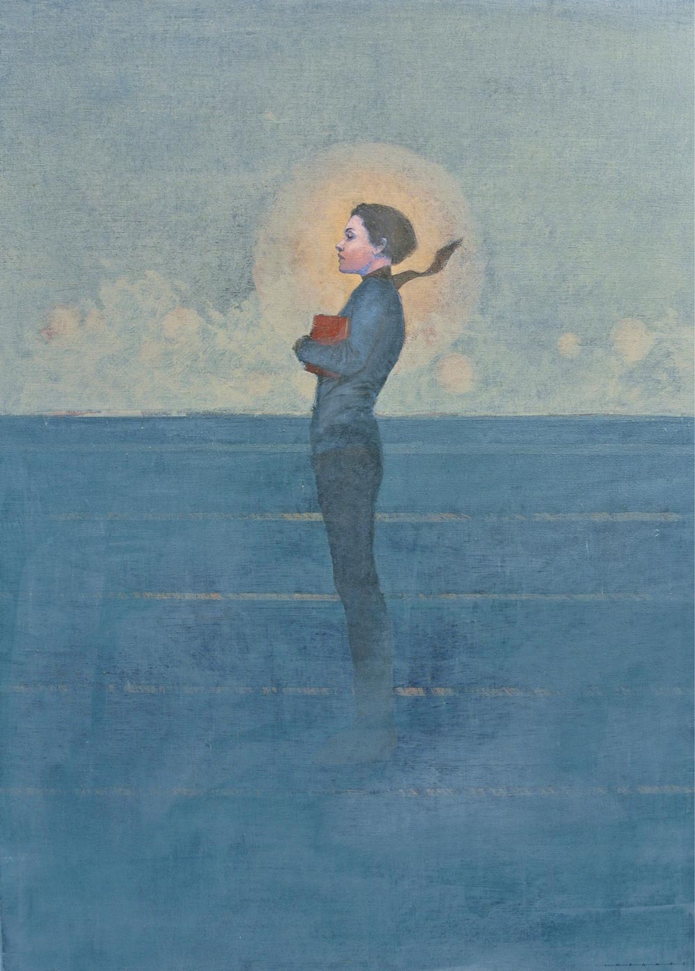 INFANTE FEDERICO, The Messenger, 2017, acrilico su tela, 78 x 57 cm
