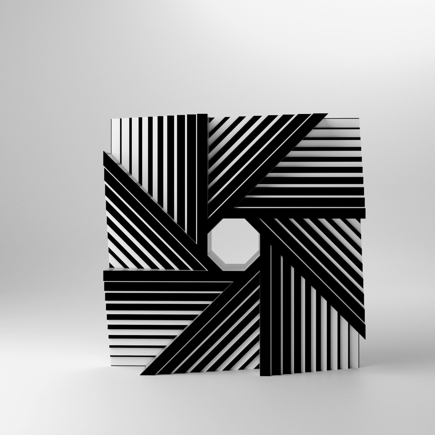 Morandini Marcello, Scultura 487B, 2005, Plexiglass, 50x50x18 cm, Ed. 5