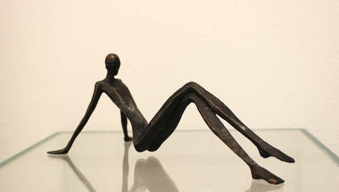 NIELSEN, Silent Poetry (study), Bronzo, Es. 25, 9x25x11 cm