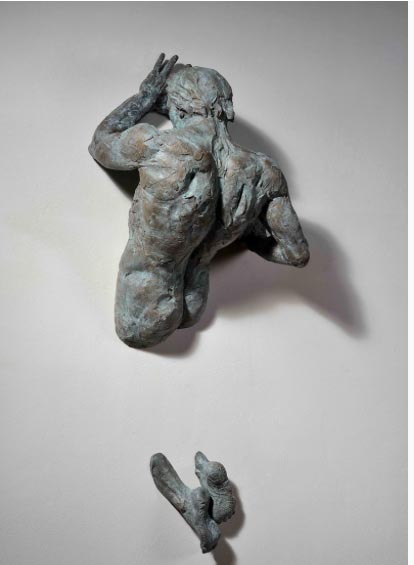 PUGLIESE MATTEO, Vortice, 2017, Bronzo, 130 x 52 x 30 cm