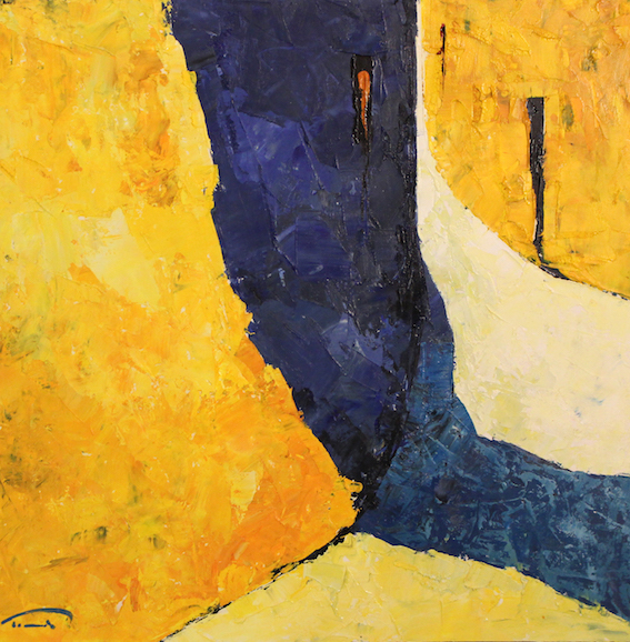 tomas martinez sunol finestra carabassa, olio su carta 30x30 2015