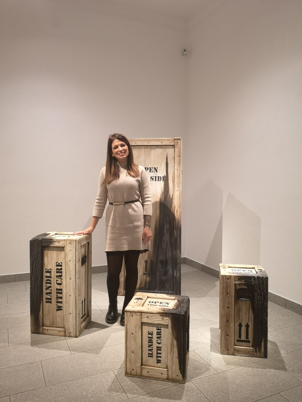 Valeria Vaccaro, scultura di marmo di carrara, galleria punto-sull'arte-italian art