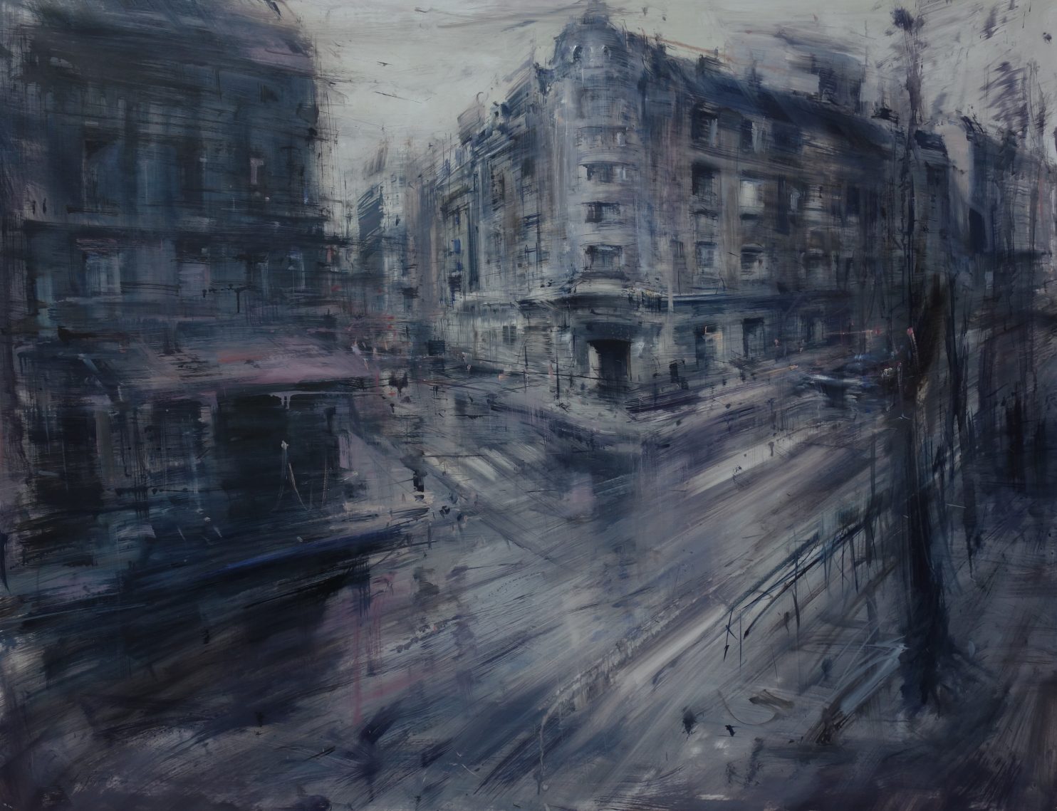 PAPETTI ALESSANDRO, Paris, 2010, olio su tela, 110x140 cm, Cod. art. AP-108-10