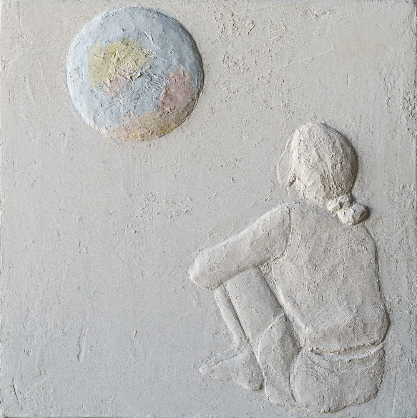 Cornière Isabelle, Le Monde, 2020, tecnica mista, 20x20 cm