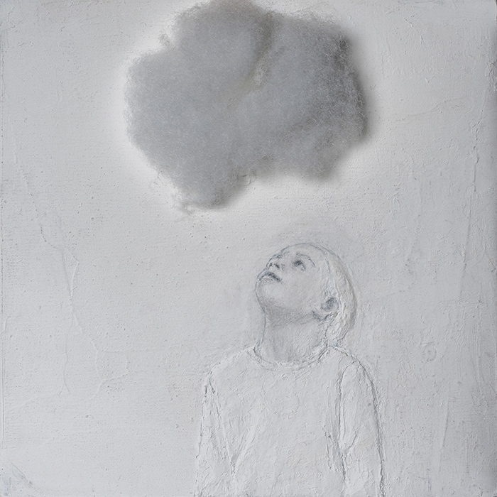 Cornière Isabelle, Le Nuage, 2020, tecnica mista, 20x20 cm