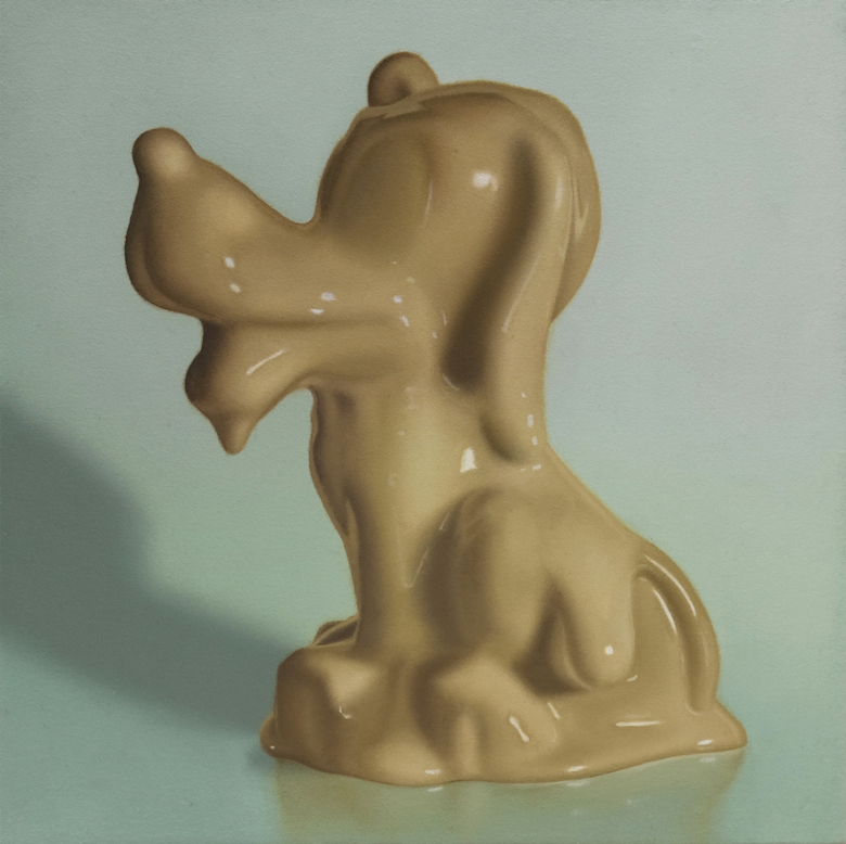 Milazzo Sabrina, Pluto, 2020, olio su tavola, cm 20x20