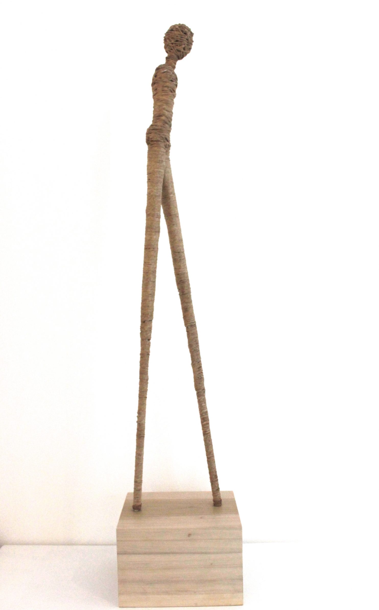 Pinna Alex, Alias, Corda e acciaio, 30x149x28 cm, 2012