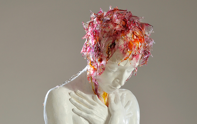 ANNALÙ,-Arborea,-2018,-resina,-radici,-inchiostri,-86-x-44-x-40-cm-1