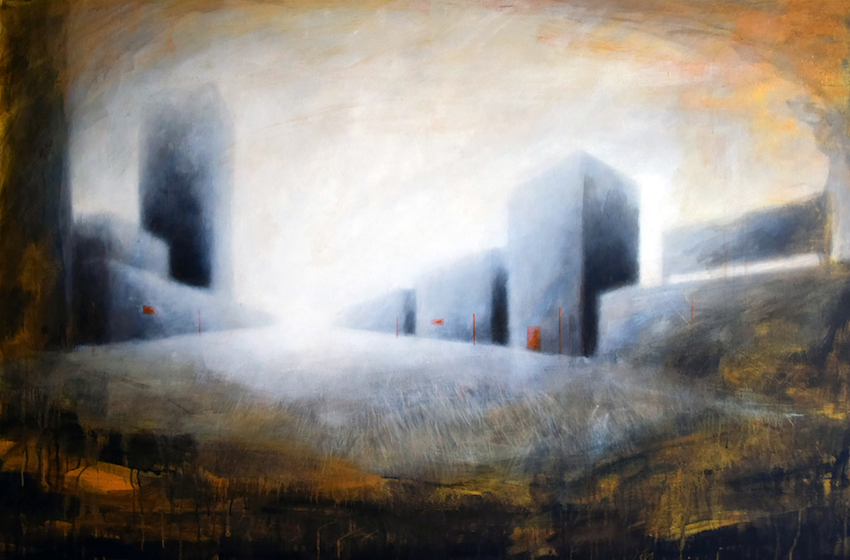Morales Ernesto, Places I, 2021, oil on canvas, 100x150 cm
