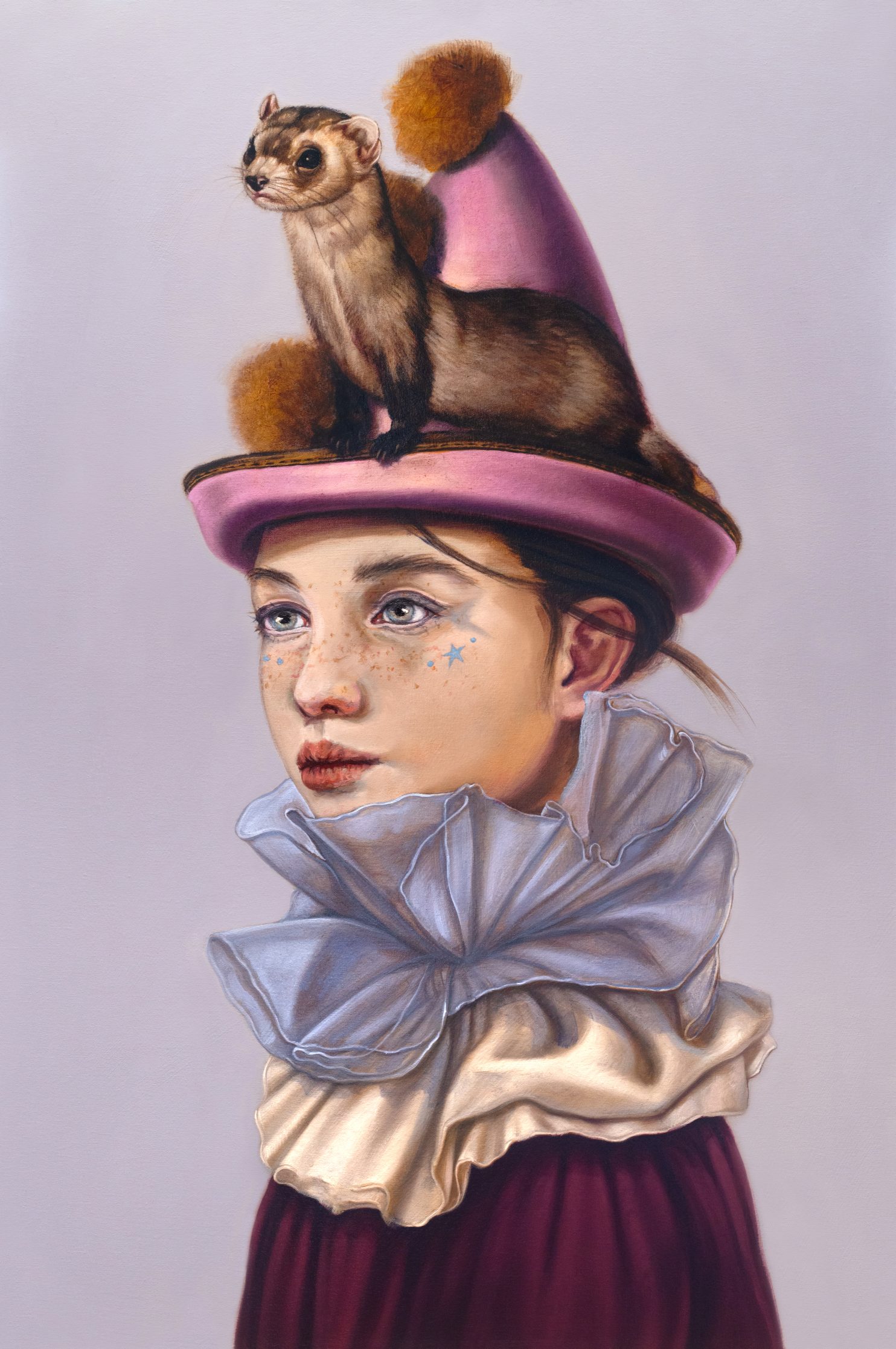 Giraudo Claudia, Seme stellare #2 Pierrot, 2021, olio su tela, 60x40cm_WEB_CGA_04_2021