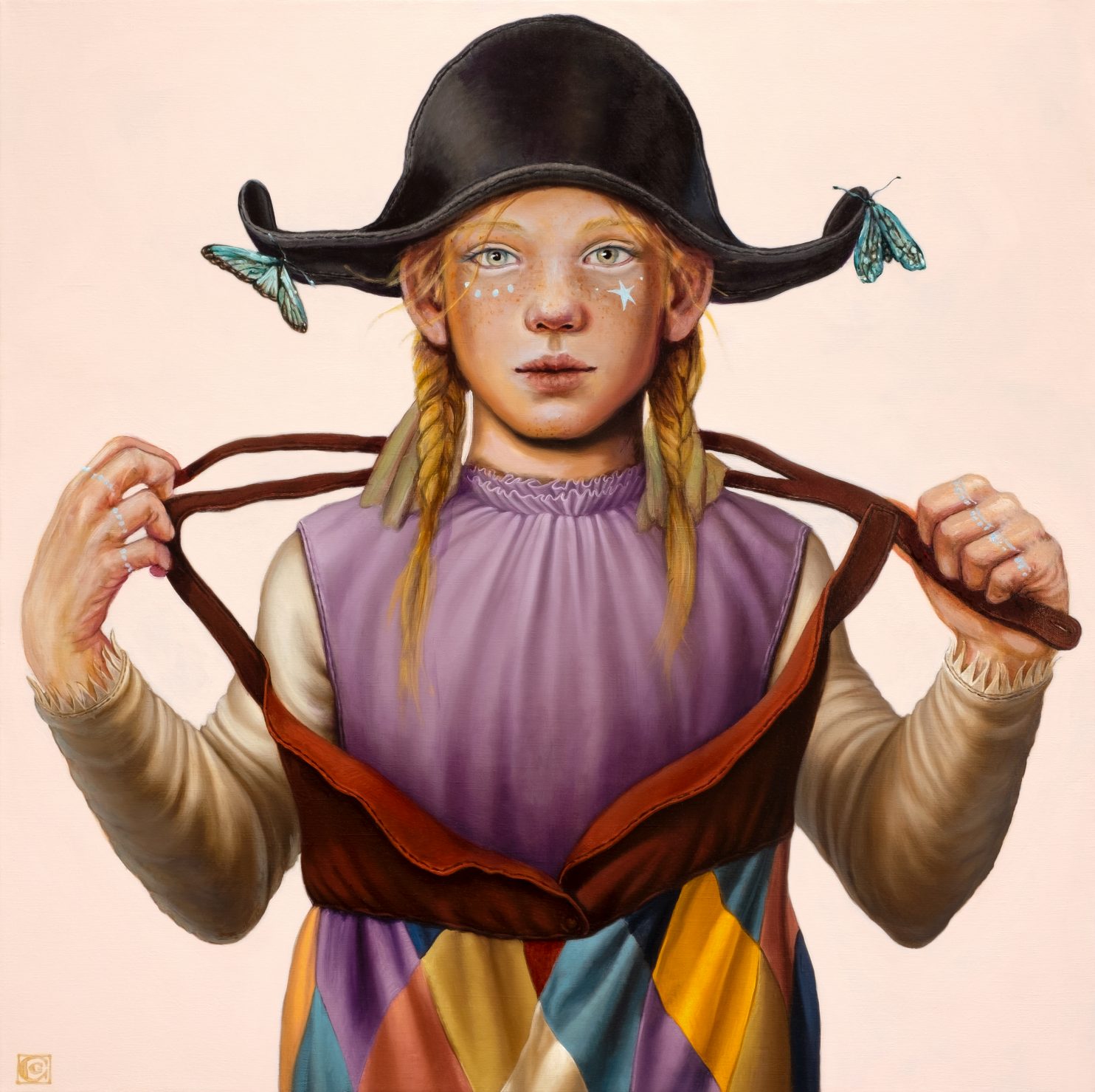Giraudo Claudia, Seme stellare #3 Arlequin, olio su tela, 60x60cm_WEB_CGA_05_2021