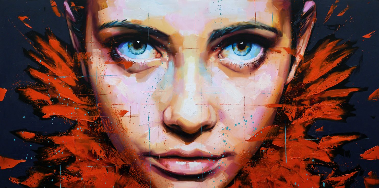 Porzionato Silvio, Rouge, 2021, olio su tela, 110x220 cm
