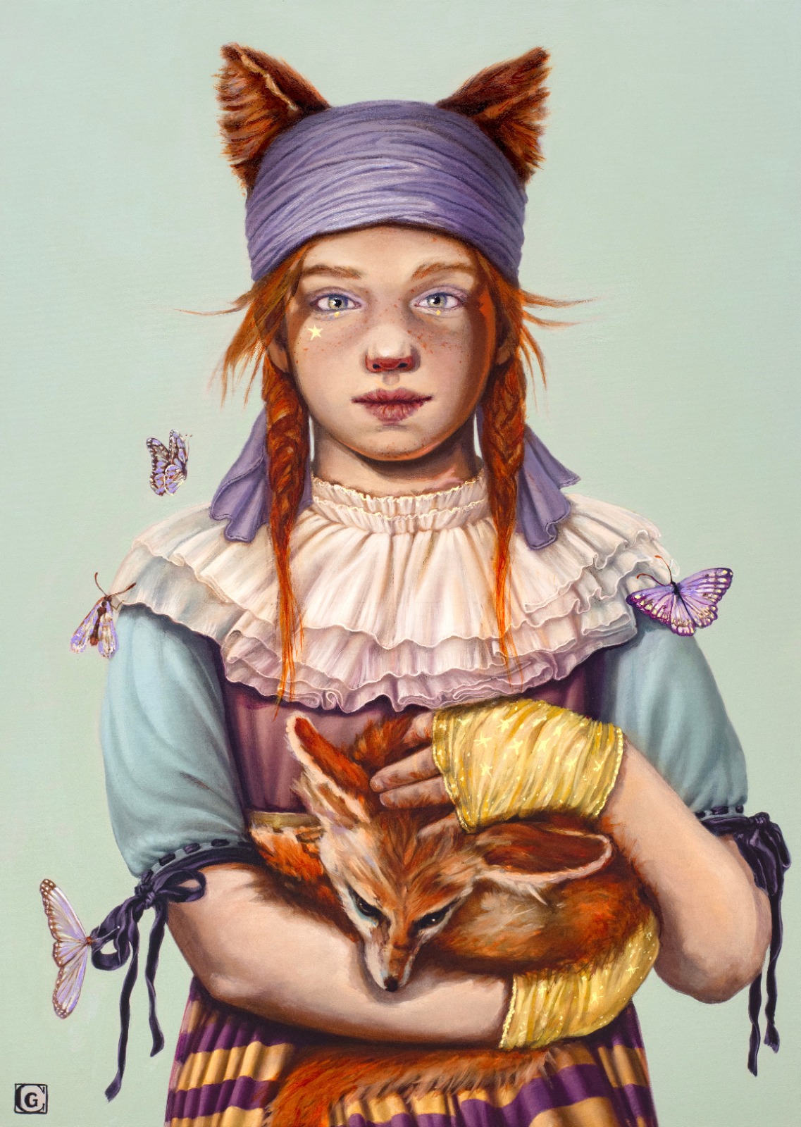 Giraudo Claudia, Seme Stellare #4 Titu, 2021, olio su tela, 70x50 cm_ CGA_06_2021