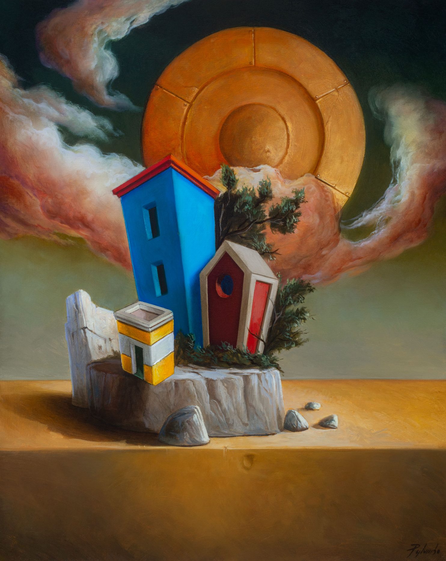 Palumbo Ciro, In quel piccolo mondo, 2021, olio su tela, 50x40 cm_AR 92 021_monitor