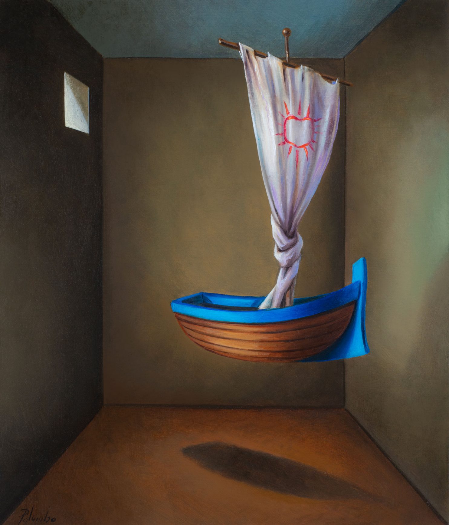 Palumbo Ciro, L errante, 2021, olio su tela, 35x30 cm_AR 107 021_monitor
