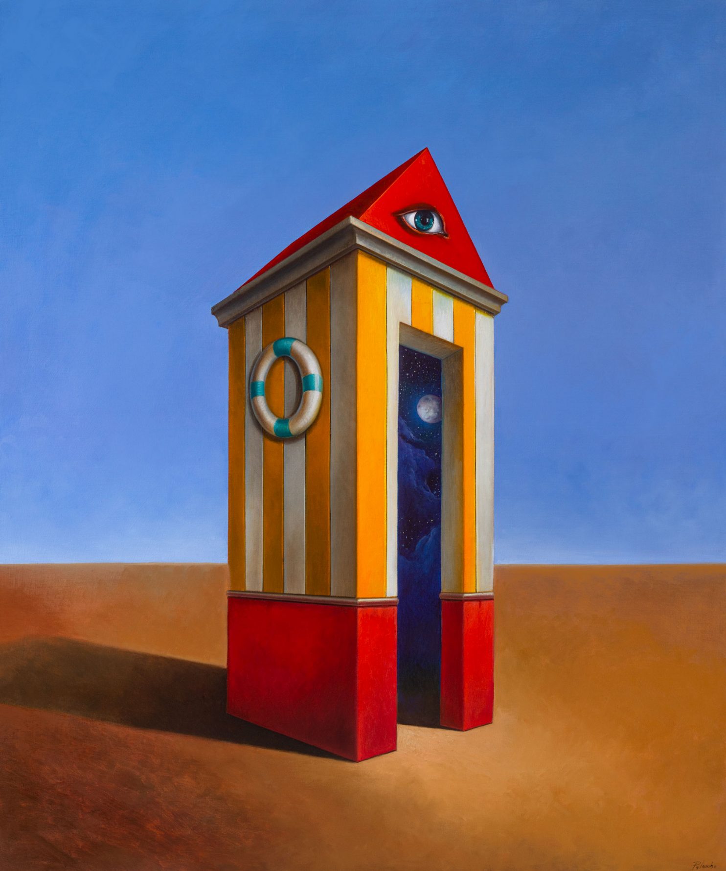 Palumbo Ciro, Memorie di cosmo, 2021, olio su tela, 120x100 cm_AR 97 021_monitor