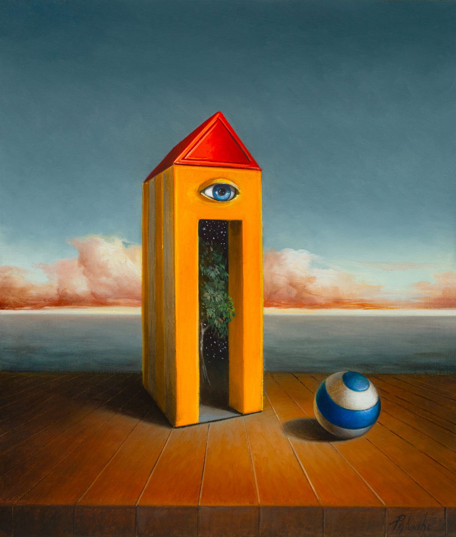 Palumbo Ciro, Microcosmo, 2021, olio su tela, 35x30 cm_AR 88 021_monitor