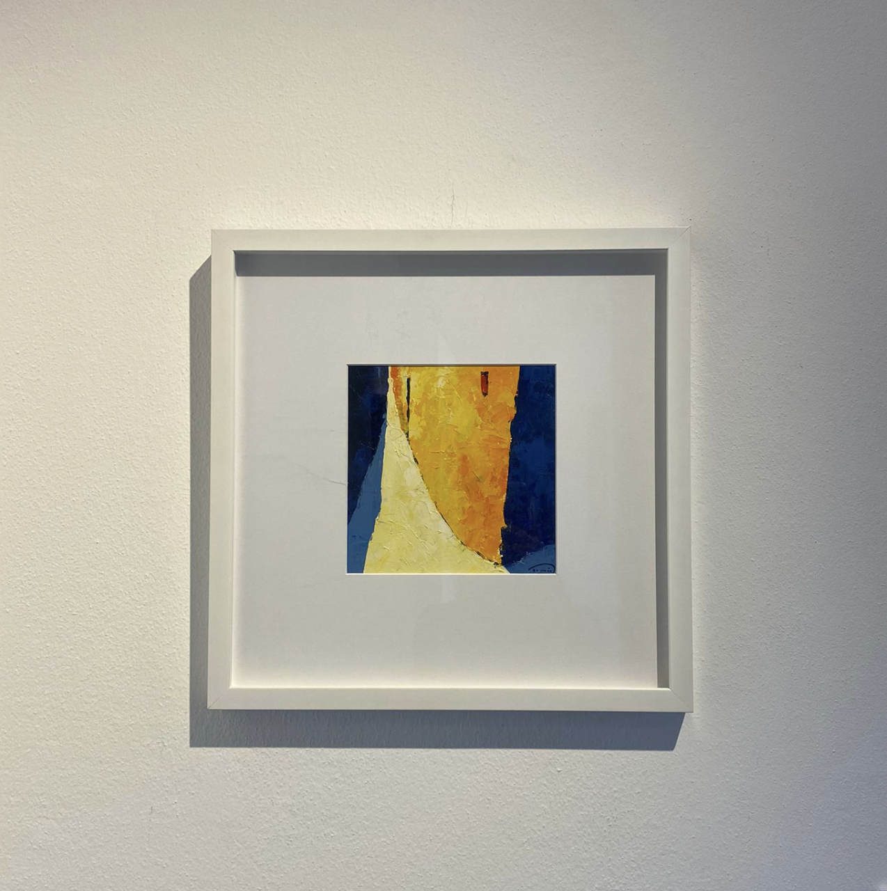 SUNOL TOMAS MARTINEZ, Carabassa al mig del carrer, 2015, olio su carta 20x20 cm_00