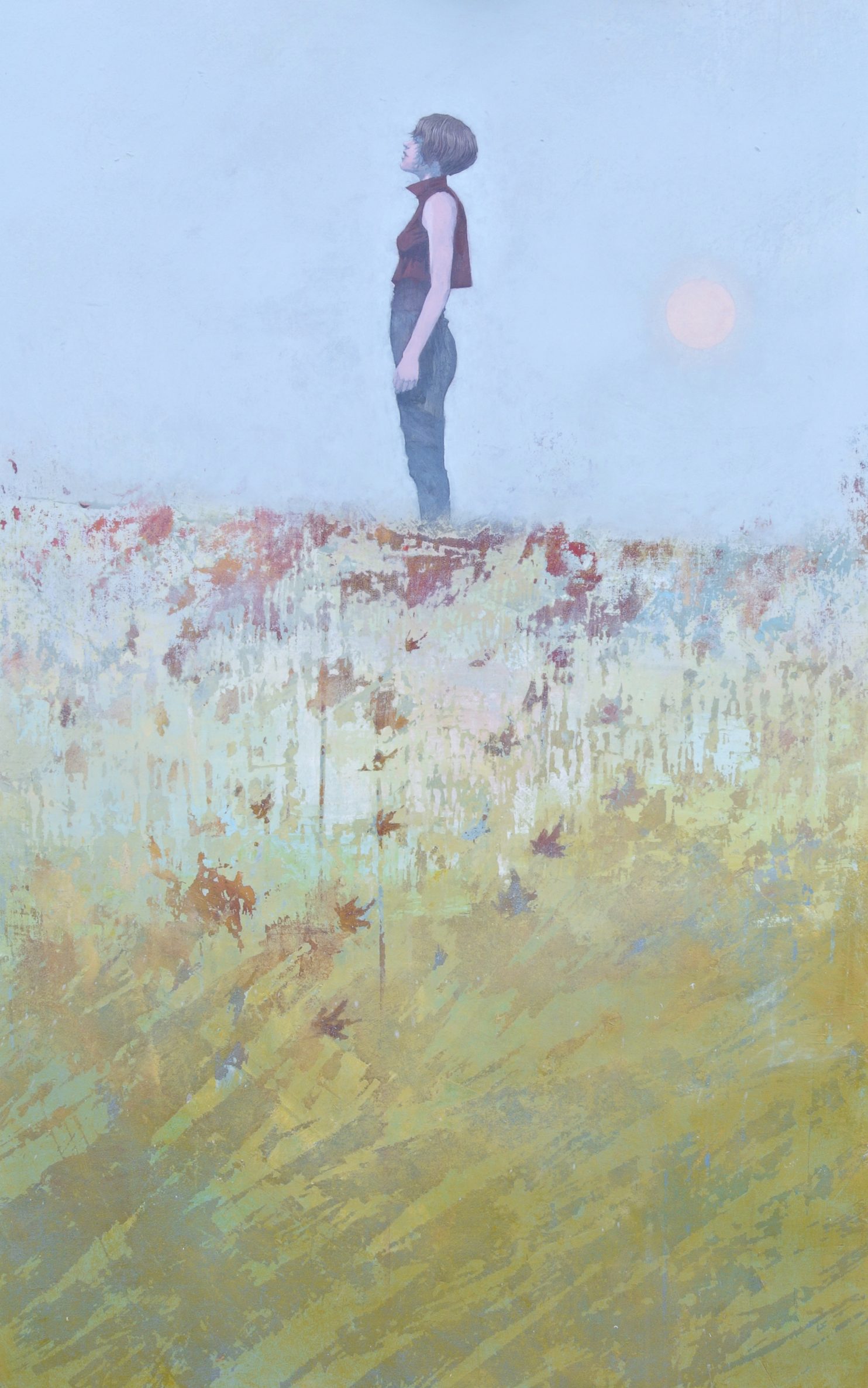 INFANTE FEDERICO, Against the wind, 2019, acrilico su tela, 101x76 cm