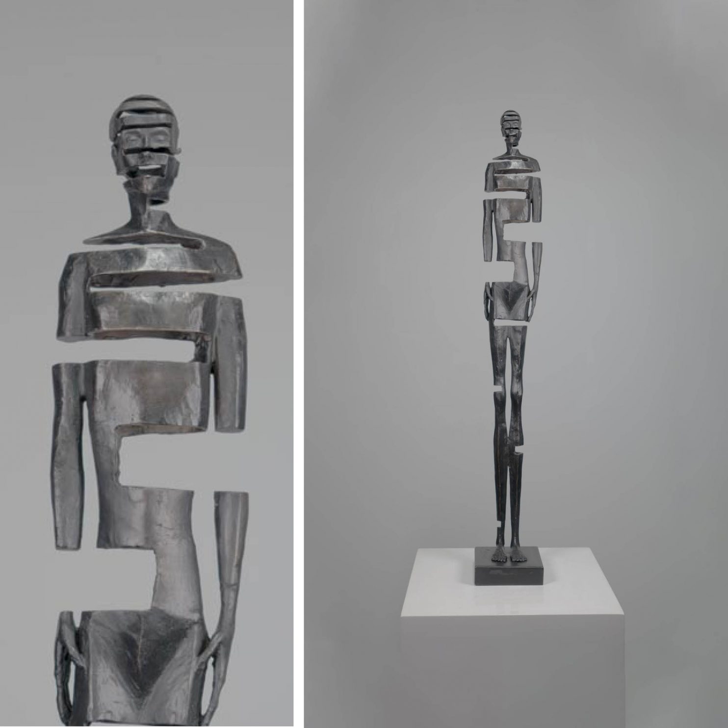 Nielsen Johannes, Same body different day #5, bronzo, 75 x 12 x 12 cm