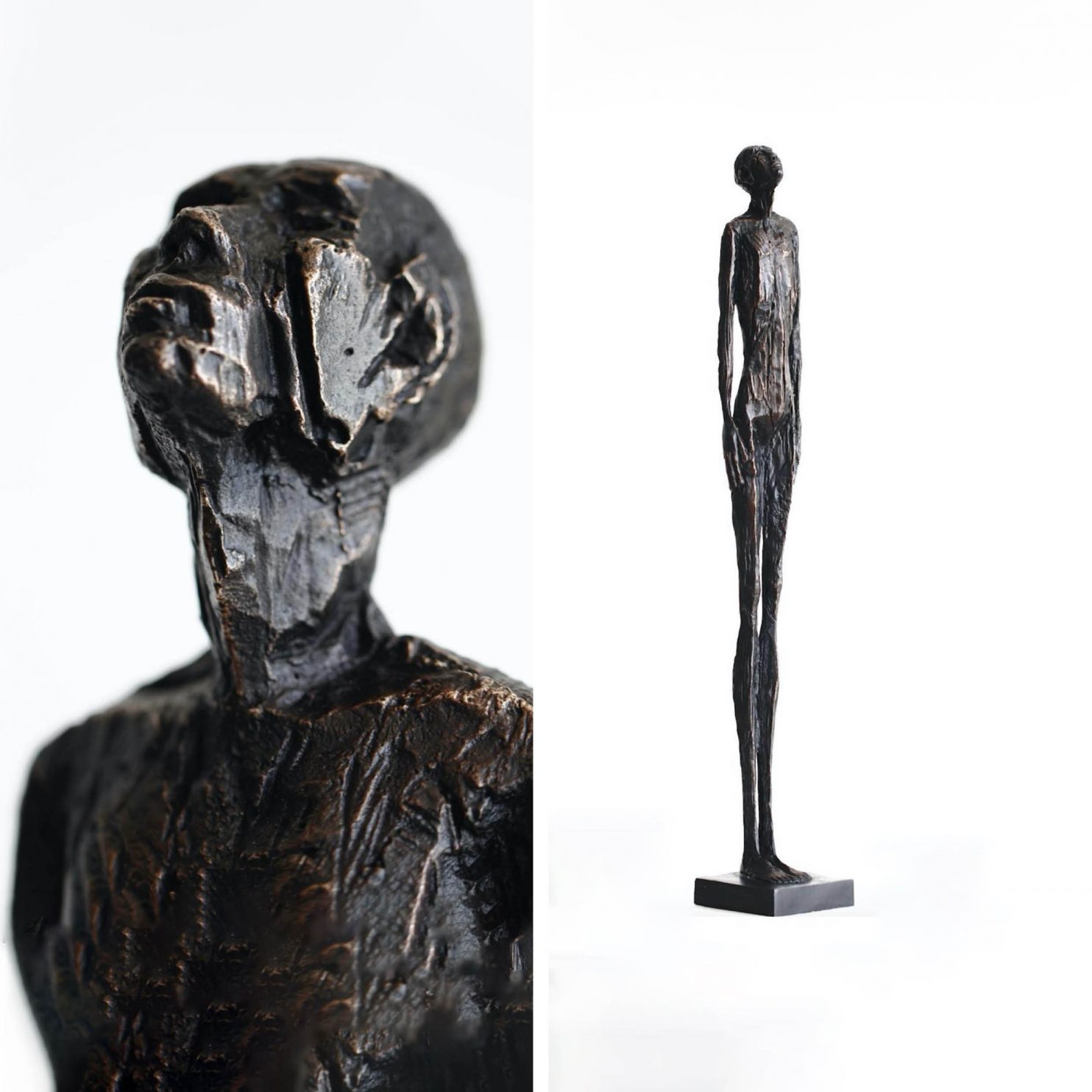 Nielsen Johannes, The forest calling #2, 2014, bronzo, 75 x 12 x 12