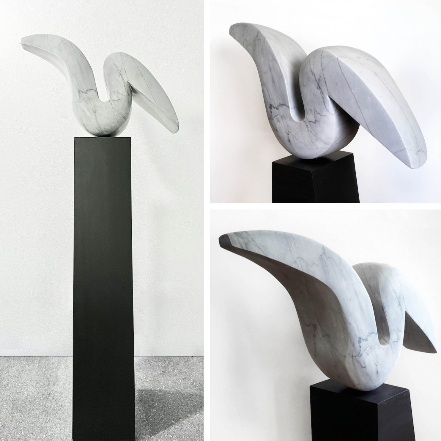 Höjeberg Jill, Flightning, 2020, marmo Baridiglio, 122x63x30 cm_03