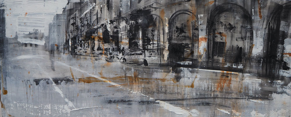 Cestari-Daniele-punto-sull-arte-galleria-d-arte-italiana-Di-mattina-2022-Tecnica-mista-su-tela