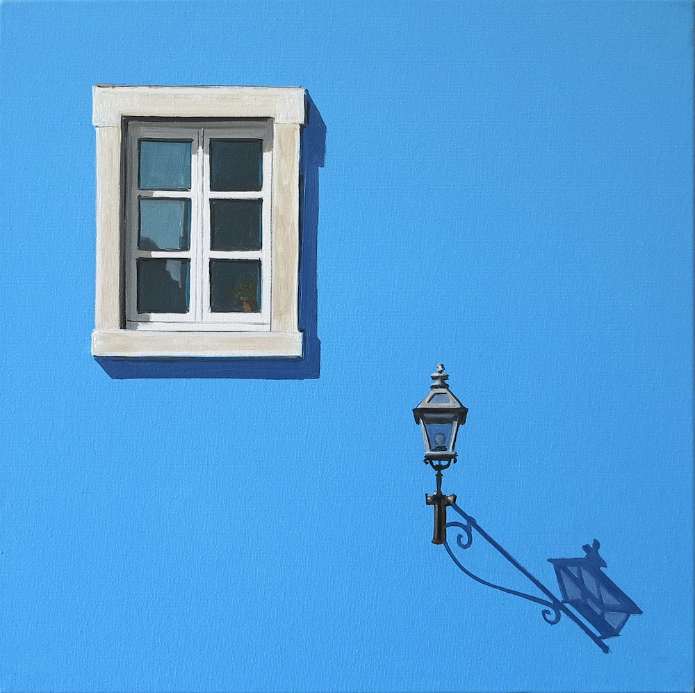 Filippini Claudio, Shadow 9, 2022, olio su tela, 30x30 cm