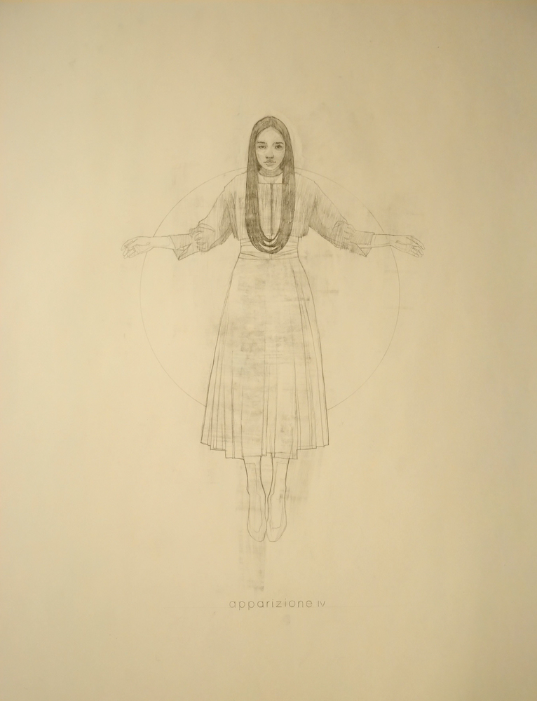 Infante Federico, Apparizione Study IV, 2022, acrilico su tela, 86x66 cm