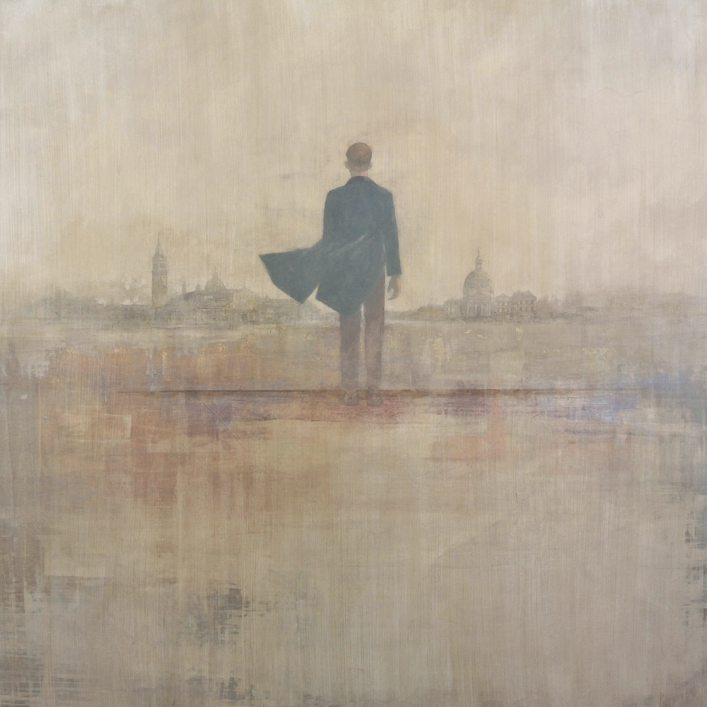 Infante Federico, Venice, 2019, acrilico su tela, 121x121 cm