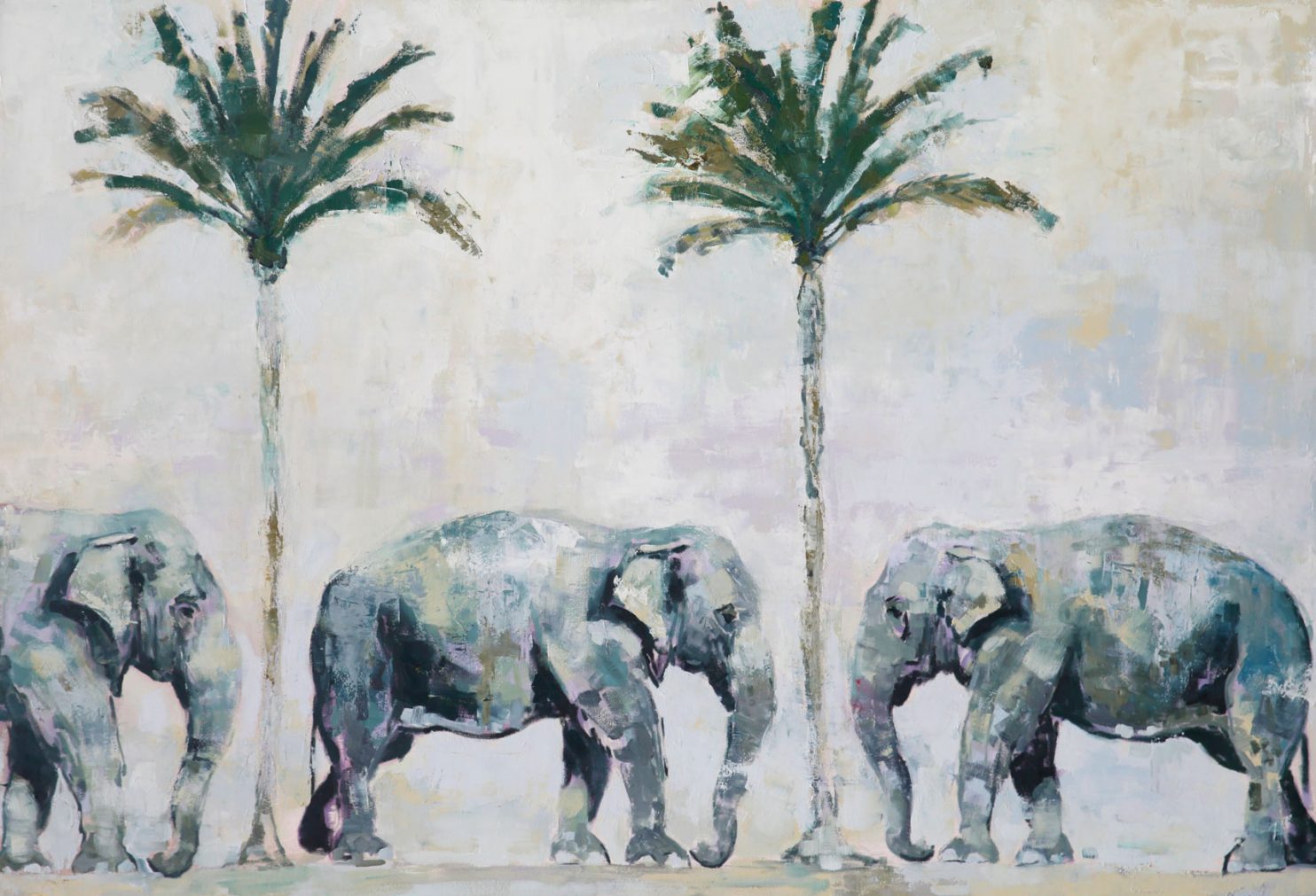 Stephens Brian Keith, Old Gods and new Gods, 2023, Olio su tela, 122 x 178 cm