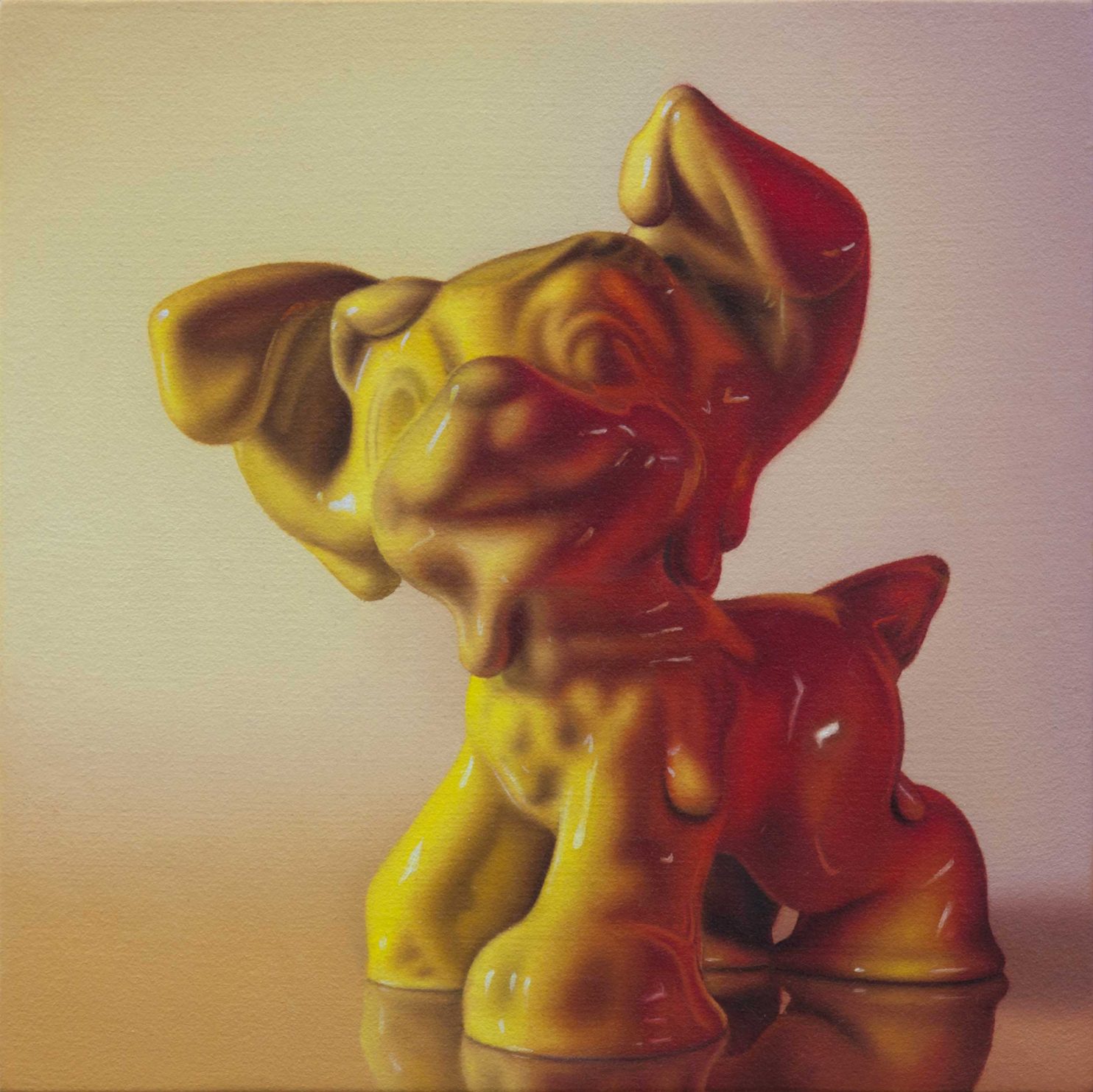 Milazzo Sabrina, Lillo, 2023, olio su tavola, 20x20 cm