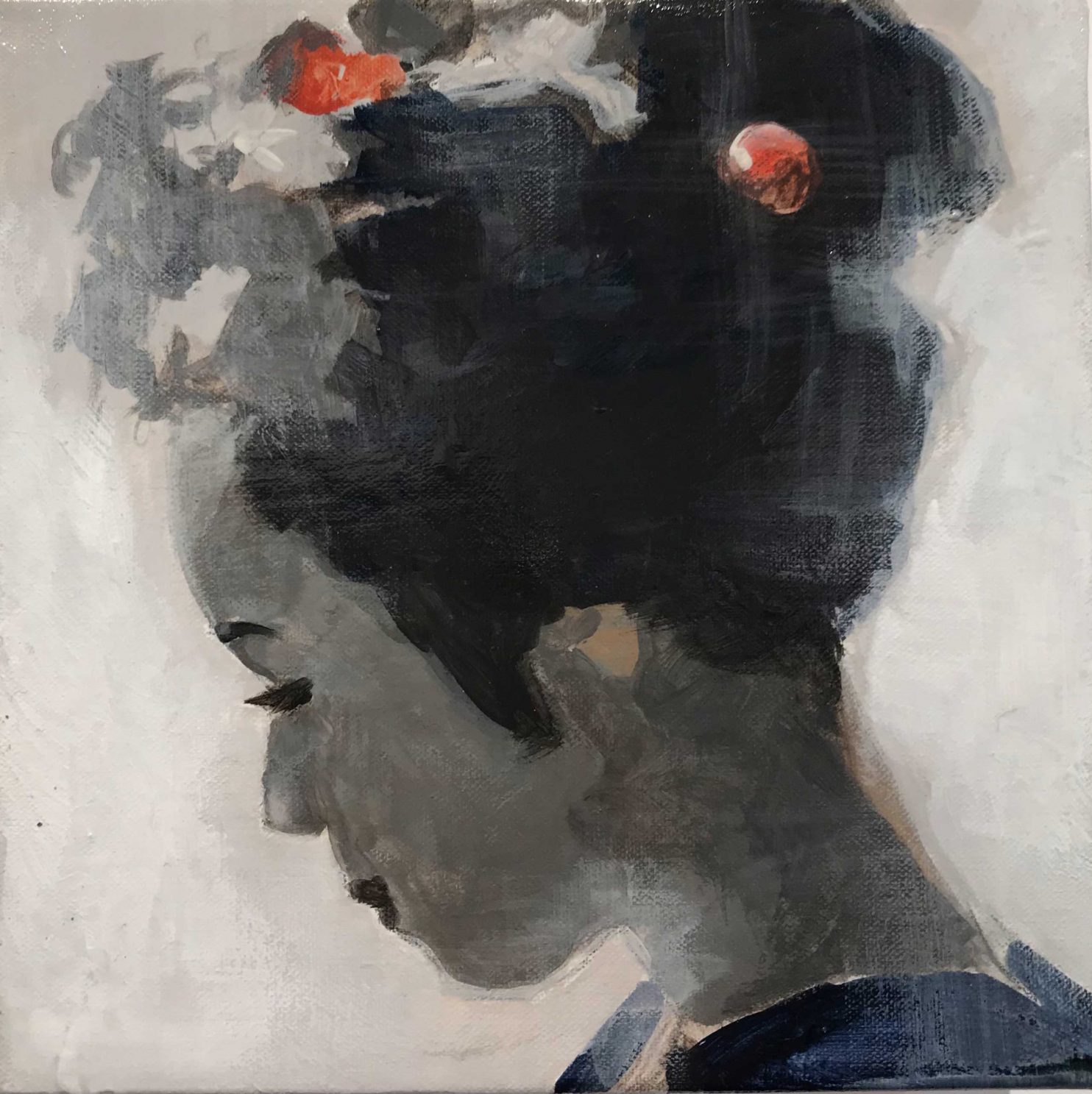 Porta Tom, Untitled, 2023, acrilico su tela, 15x15 cm_PORT 101